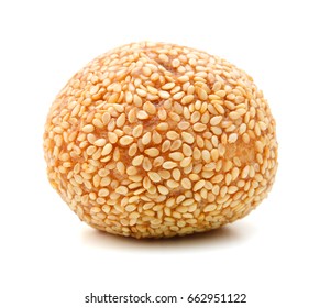 Traditional Asian Dessert Sesame Ball On Stock Photo 662951122