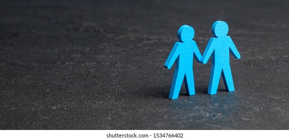 Two Gay Men Holding Hands Black Stock Photo 1534766402 Shutterstock