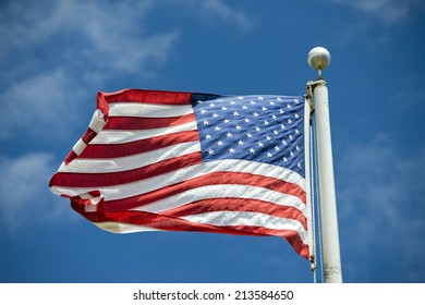 American Flag Waving Wind Stock Photo Edit Now 1467813347