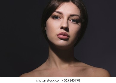 Vogue Style Portrait Beautiful Delicate Woman Stock Photo Edit Now