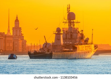 Saintpetersburg Russia Panorama St Petersburg Summer Stock Photo