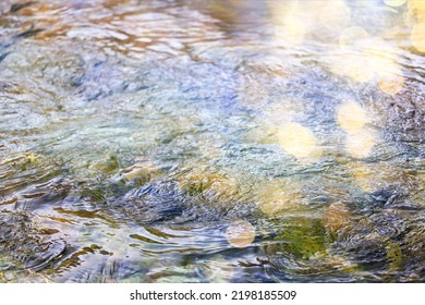 Water Texture Mountain River Flow Flow Stock Photo