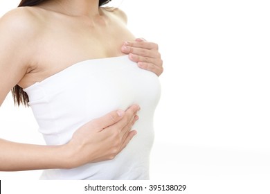 Woman Doing Breast Massage Stock Photo Shutterstock