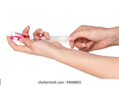 Doc Makes Patient Injection Into Vein Stock Photo 61938031 Shutterstock