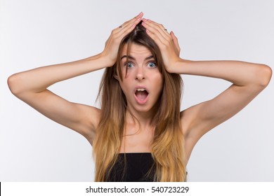 1 655 Shocked Naked Woman Images Stock Photos Vectors Shutterstock