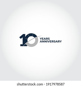 Years Anniversary Celebration Number Vector Stock Vector Royalty