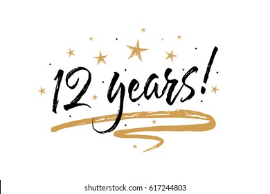 12 Anniversary Images Stock Photos Vectors Shutterstock