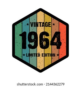 Vintage Retro Limited Edition T Stock Vector Royalty Free