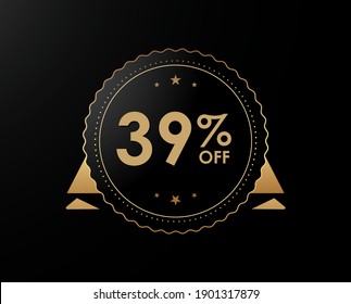 Off Sale Discount Banner Stock Vector Royalty Free