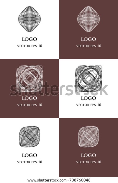 Abstract Emblem Design Concept Logo Design Stock Vector Royalty Free