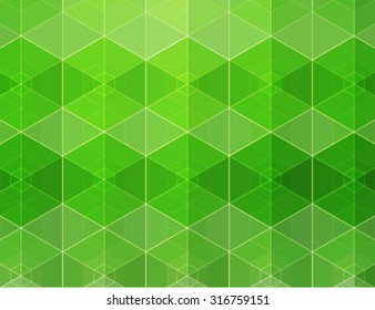 Abstract Geometric Green Background Designvector Illustration Stock Vector Royalty Free