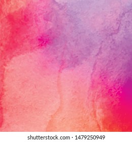 Abstract Purple Pink Watercolor Texture Background Stock Vector