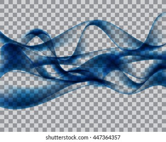 Abstract Wave On Transparent Background Vector Stock Vector Royalty