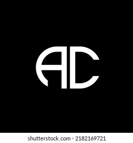 Ac Letter Logo Creative Design Vector Stock Vector Royalty Free