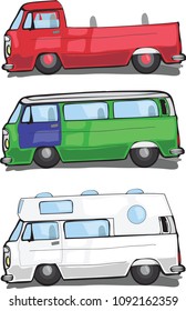 Realistic Vector Coach Bus Mockup Rear Vector De Stock Libre De