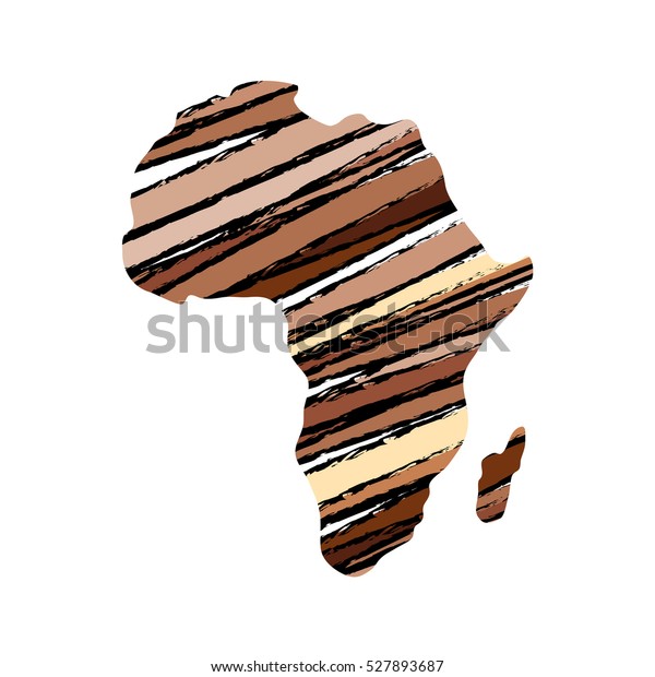 Africa Map Silhouette Icon Vector Illustration Vector De Stock Libre