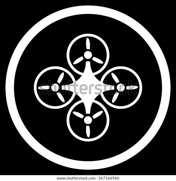 Air Copter Vector Icon Style Flat Stock Vector Royalty Free