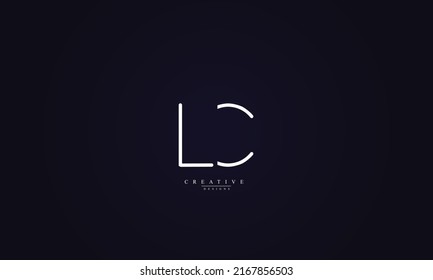 Alphabet Letters Initials Monogram Logo Lc Stock Vector Royalty Free