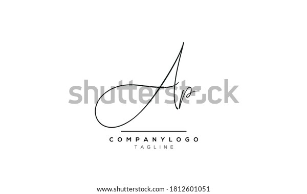 Alphabet Letters Initials Monogram Logo Appa Stock Vector Royalty Free