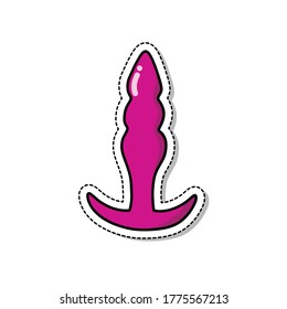 Anal Plug Sex Toy Doodle Icon Stock Vector Royalty Free