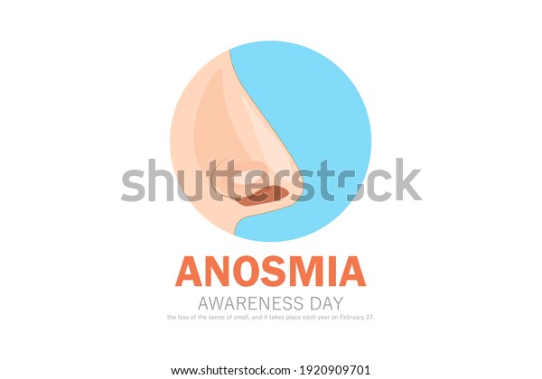 Anosmia Awareness Day Vector Illustration Stock Vector Royalty Free