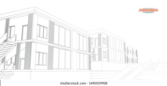 City Technical Drawing Vector Images Stock Photos Vectors