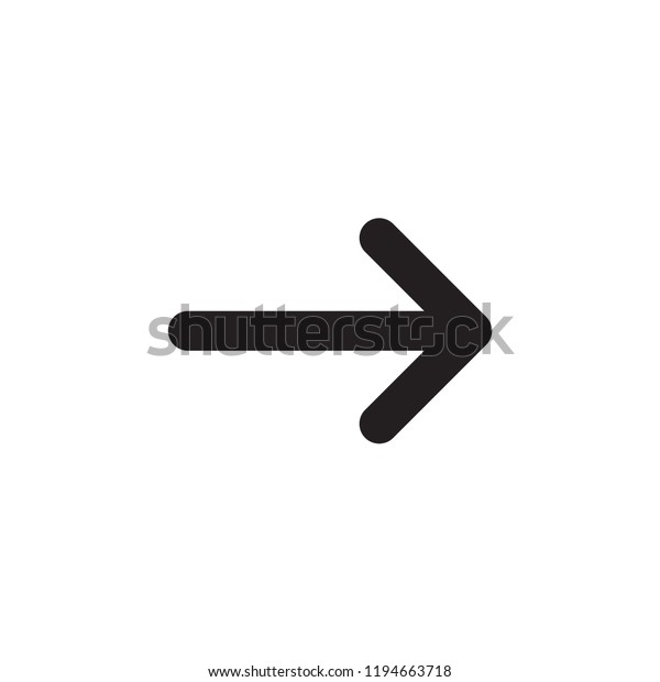 Arrow Icon Trendy Flat Style Stock Vector Royalty Free 1194663718