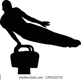 Male Gymnastics Silhouette Images Stock Photos Vectors