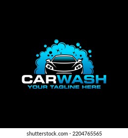 Automotive Car Wash Logo Template Design Stock Vector Royalty Free