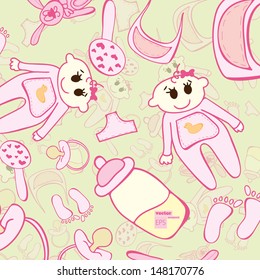 Baby Footprints Stock Vector Royalty Free 190002278