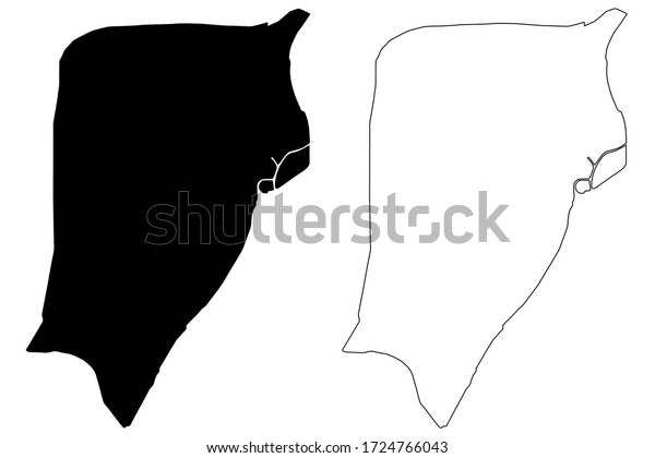 Barisal City Peoples Republic Bangladesh Map Stock Vector Royalty Free