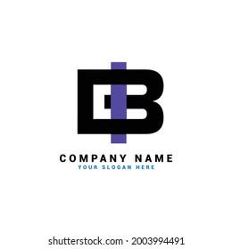 Bi Letter Logo Ib Letter Logo Stock Vector Royalty Free 2003994491