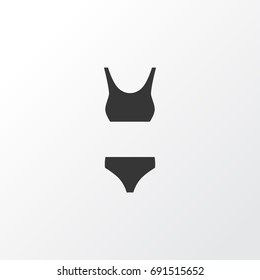 Bikini Icon Symbol Premium Quality Isolated Stock Vector Royalty Free