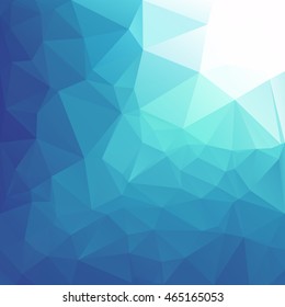 Blue Polygonal Mosaic Background Creative Design Stock Vector Royalty Free