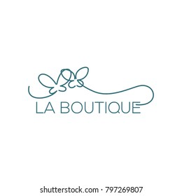 Boutique Logo Design Stock Vector Royalty Free 797269807 Shutterstock