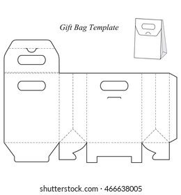 Box Template Lid Blank Vector Illustration Stock Vector Royalty Free