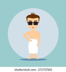 Naked Male Cartoon Images Stock Photos Vectors Shutterstock