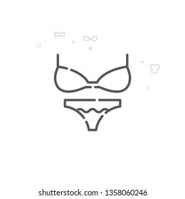 Bikini Wear Logo Design Vector Stock Vector Royalty Free