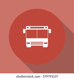 Bus Icon Flat Design Style Eps Stock Vector Royalty Free 379793137