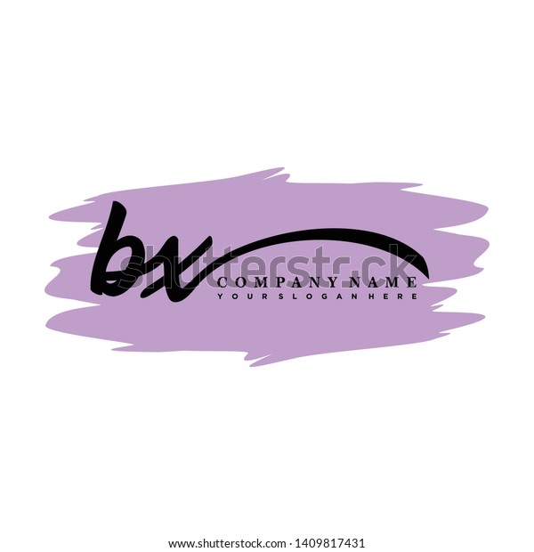 Bx Initial Signature Logo Handwriting Logo Stock Vector Royalty Free