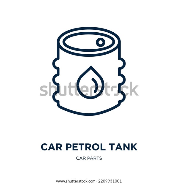 Car Petrol Tank Icon Car Parts Stock Vector Royalty Free