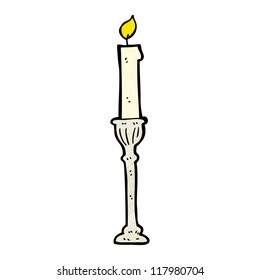 Old Candlestick Cartoon Stock Vector Royalty Free