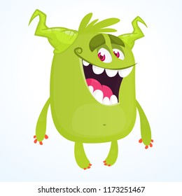 Cartoon Gremlin Goblin Vector Illustration Stickers Stock Vector