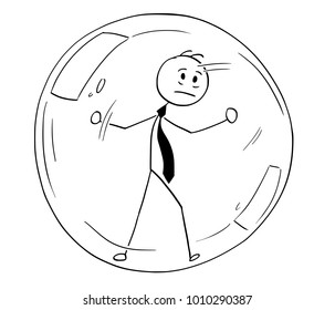 Cartoon Stick Man Drawing Conceptual Illustration Stock Vector Royalty