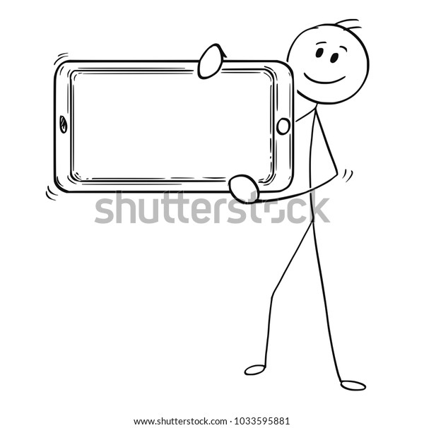 Cartoon Stick Man Drawing Conceptual Illustration Vector De Stock