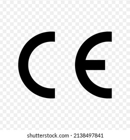 Ce Mark Ce Symbol Isolated On Stock Vector Royalty Free