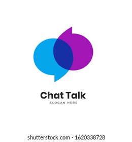 Chat Talk Logo Design Template Vector Stock Vector Royalty Free