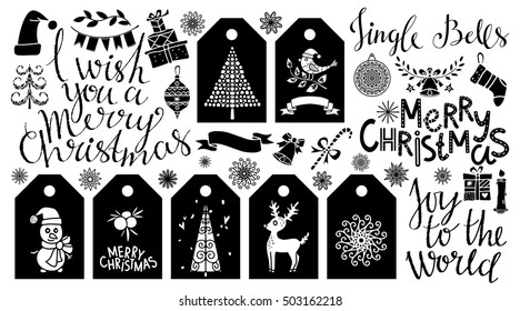 Gnomes Vector Bundle Collection On Santa Stock Vector Royalty Free