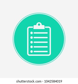 Checklist Icon Clipboard Symbol Flat Vector Stock Vector Royalty Free Shutterstock