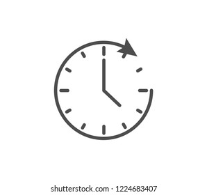 Clock Arrow Icon Vector Stock Vector Royalty Free